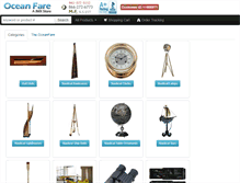 Tablet Screenshot of oceanfare.com